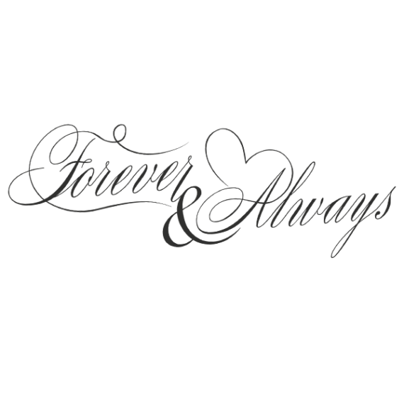 Always and forever тату эскиз